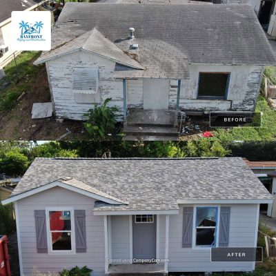 before after bayfront exteriors
