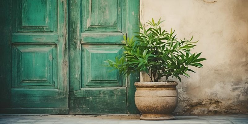 old worn doors