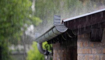 home in heavy spring rains