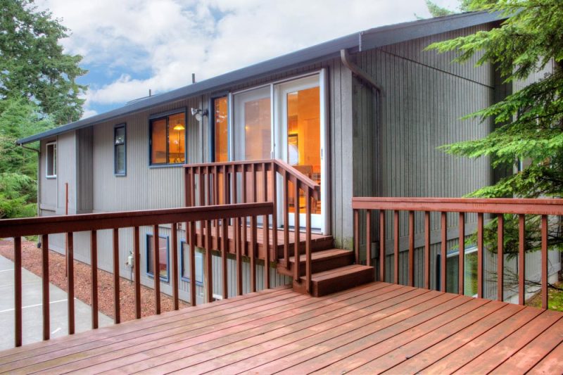 complete new backyard decking
