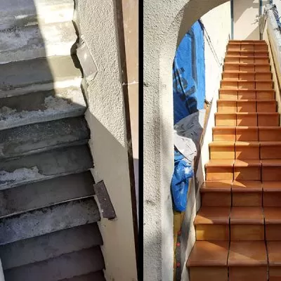 Stairs Before After