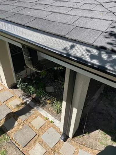 gutter leaf guard installation